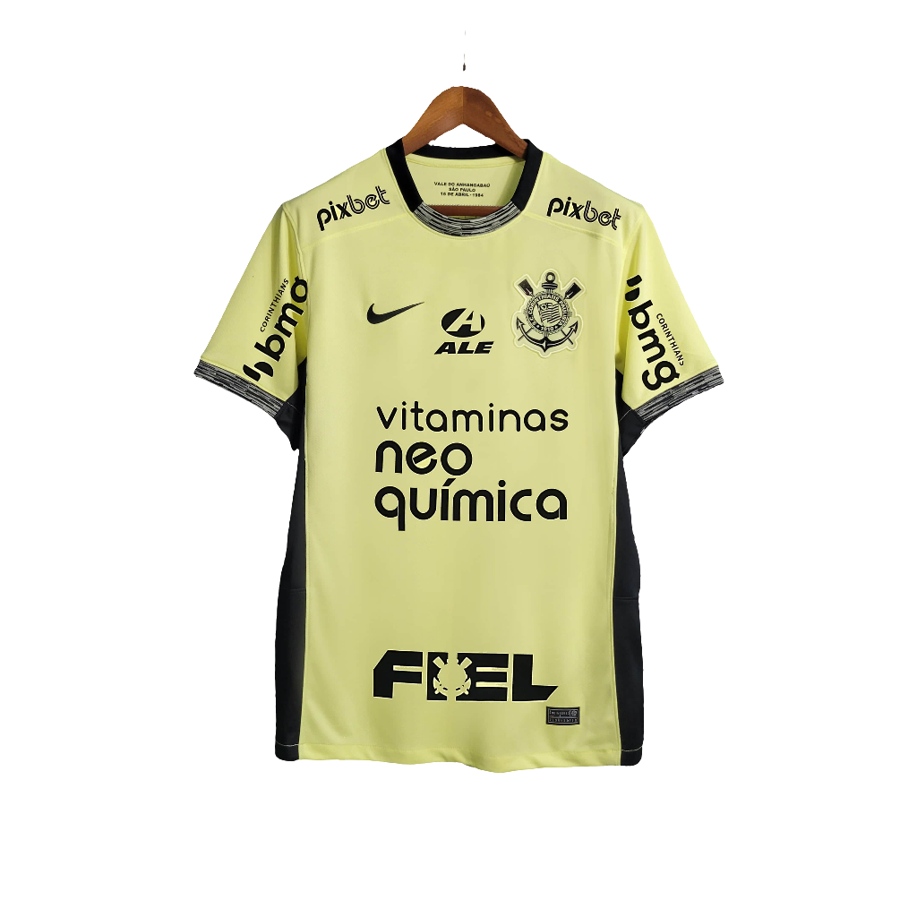 Corinthians Third Jersey 2025/26 - Lime Yellow