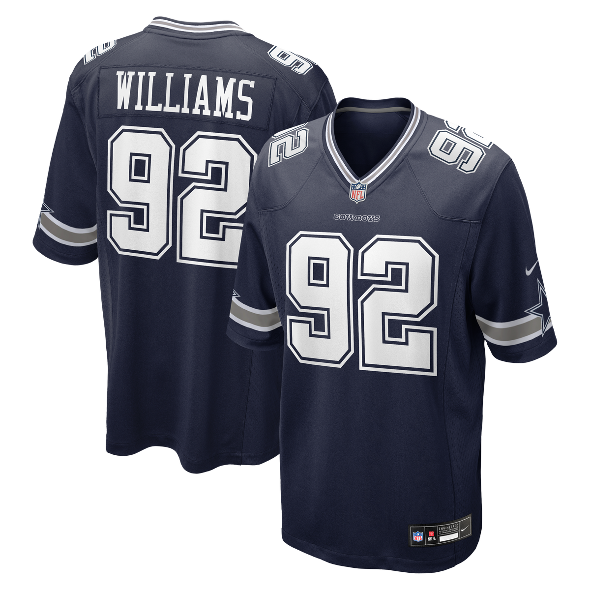Dallas Cowboys Quinnen Williams Game Jersey Navy - photo 11