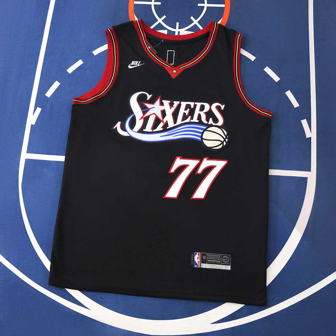 Philadelphia 76ers Jersey 2025/26 - Edgecombe 77 Black