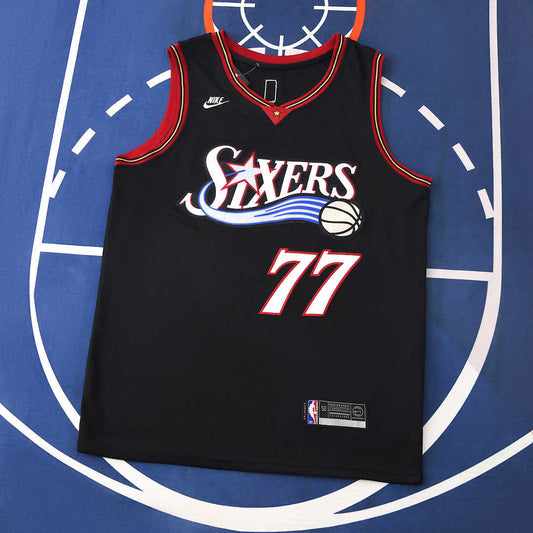 Philadelphia 76ers Jersey 2025/26 - Edgecombe 77 Black