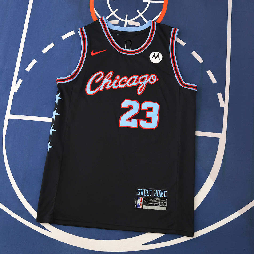 Chicago Bulls Jersey 2025/26 - Number 23 Black