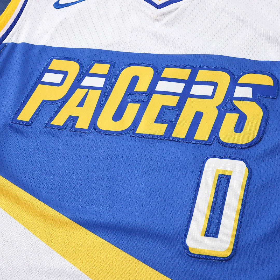 Indiana Pacers Jersey 2025/26 - Haliburton 0 White - photo 4