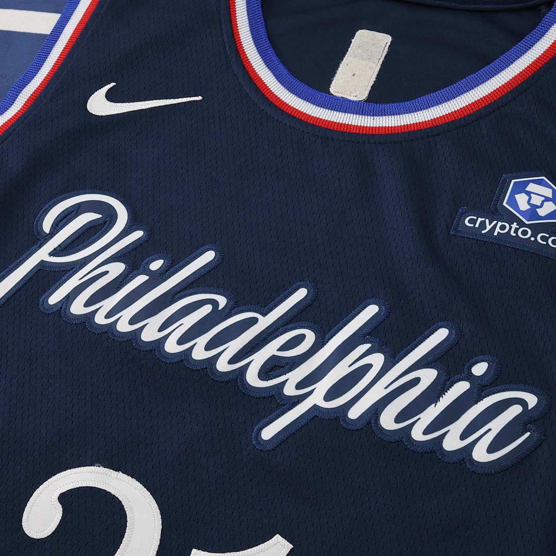 Philadelphia 76ers Jersey 2025/26 - Embiid 21 Navy - photo 5