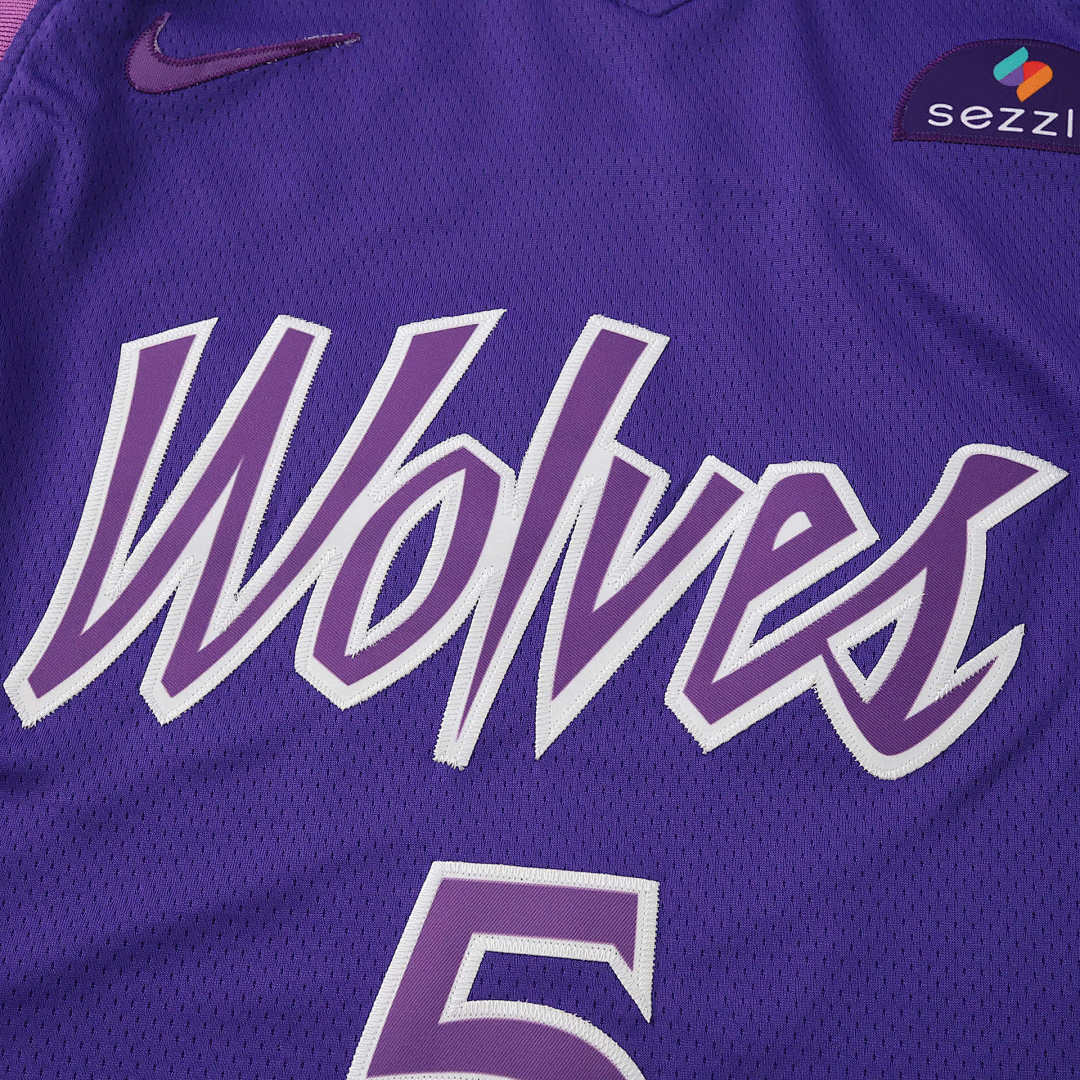 Minnesota Timberwolves Jersey 2025/26 - Edwards 5 Lavender - photo 3