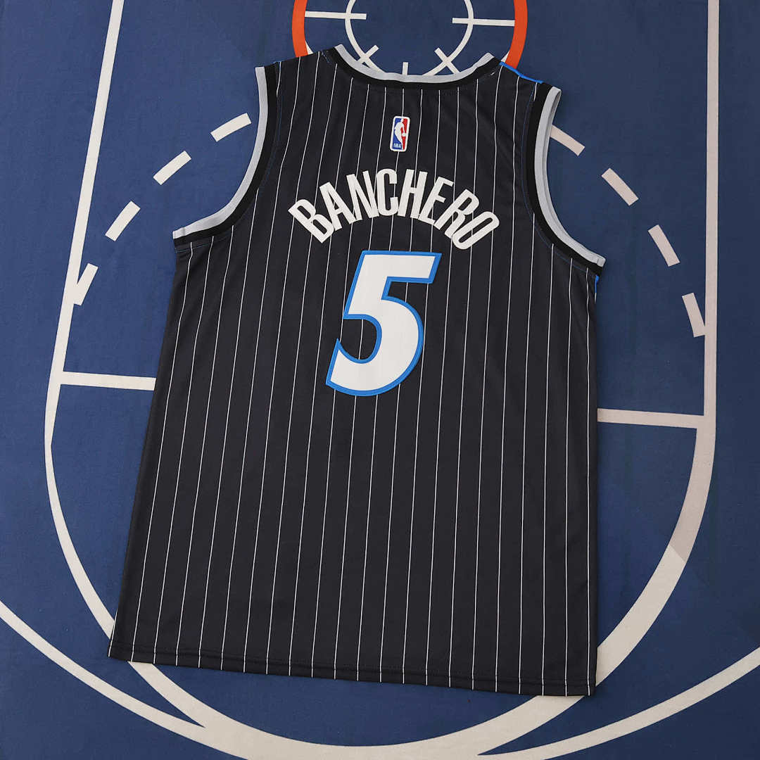Orlando Magic Jersey 2025/26 - Banchero 5 Black Blue - photo 3