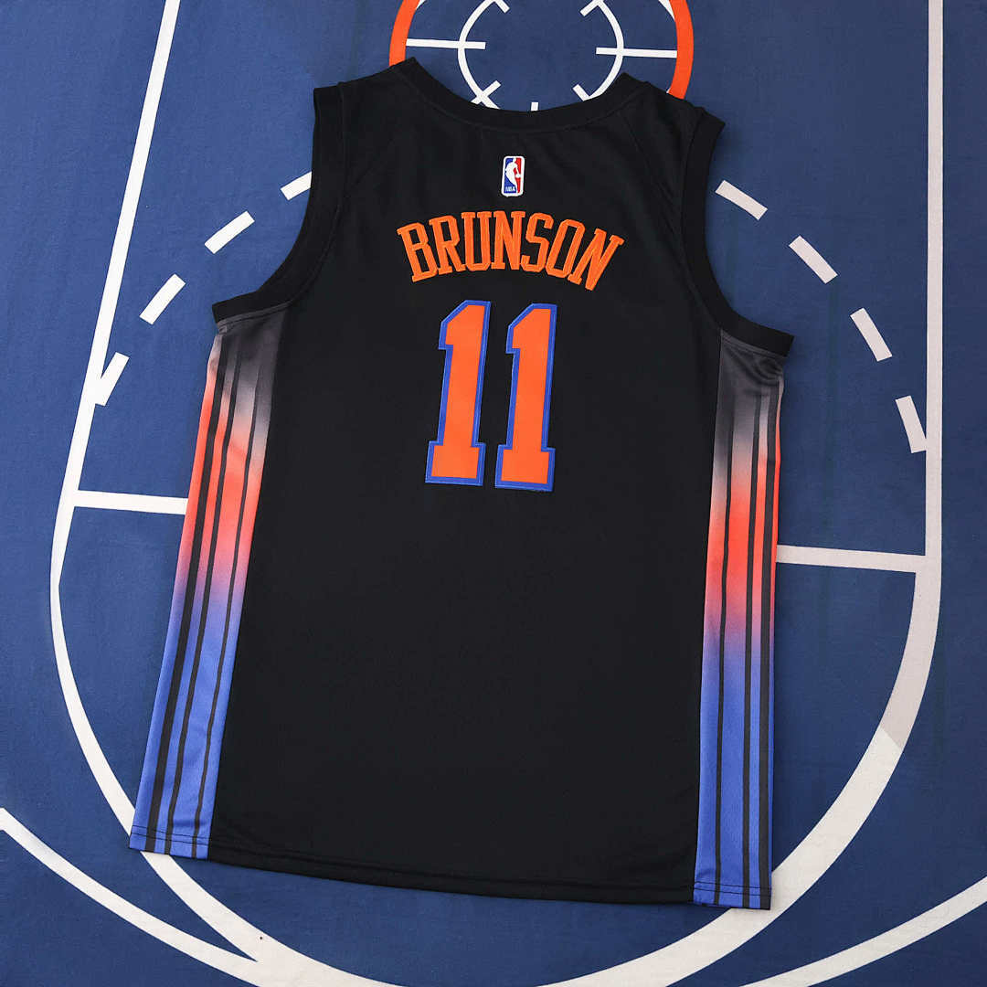 New York Knicks Jersey 2025/26 - Brunson 11 Black - photo 2