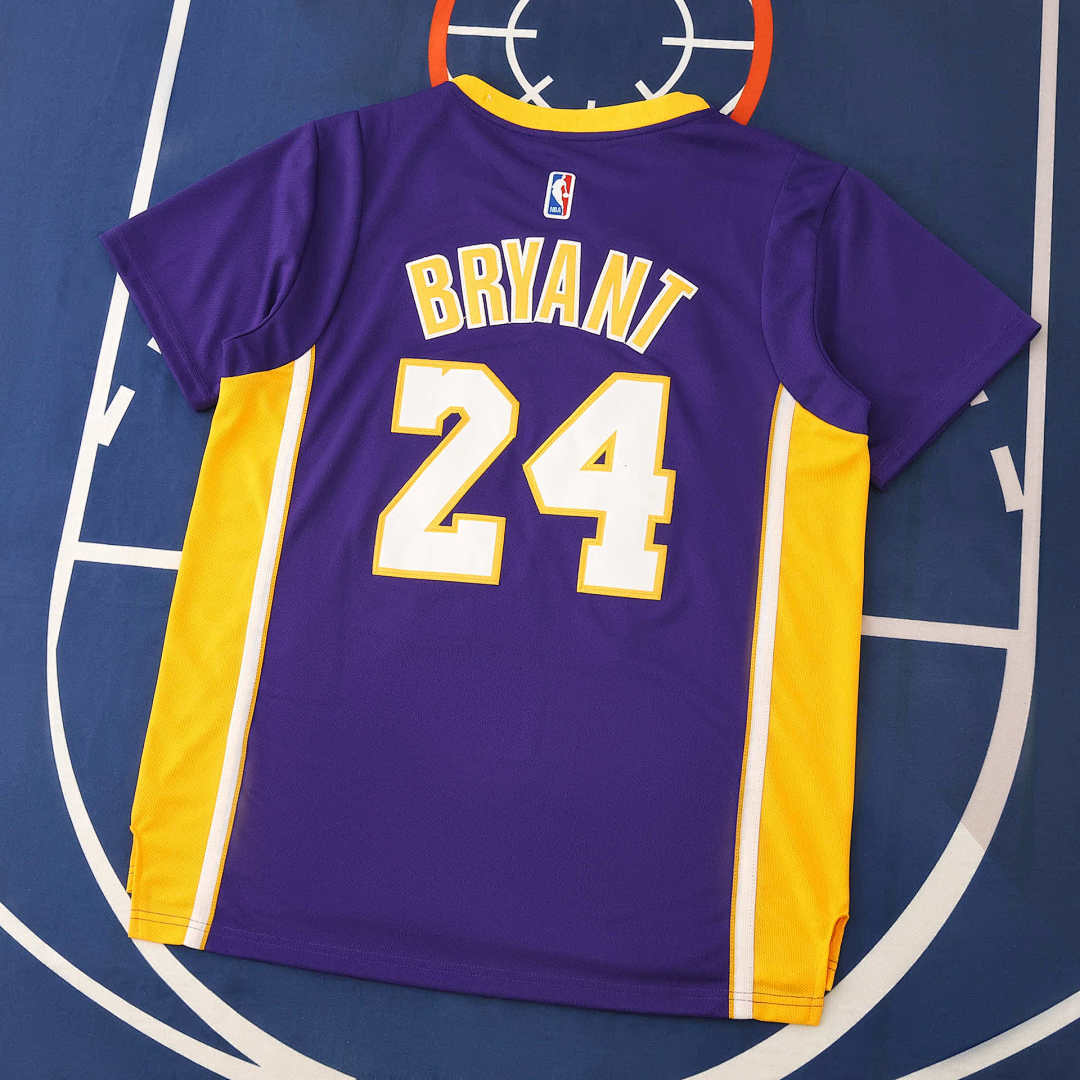 Los Angeles Lakers T-Shirt 2025/26 - Bryant 24 Purple - photo 2