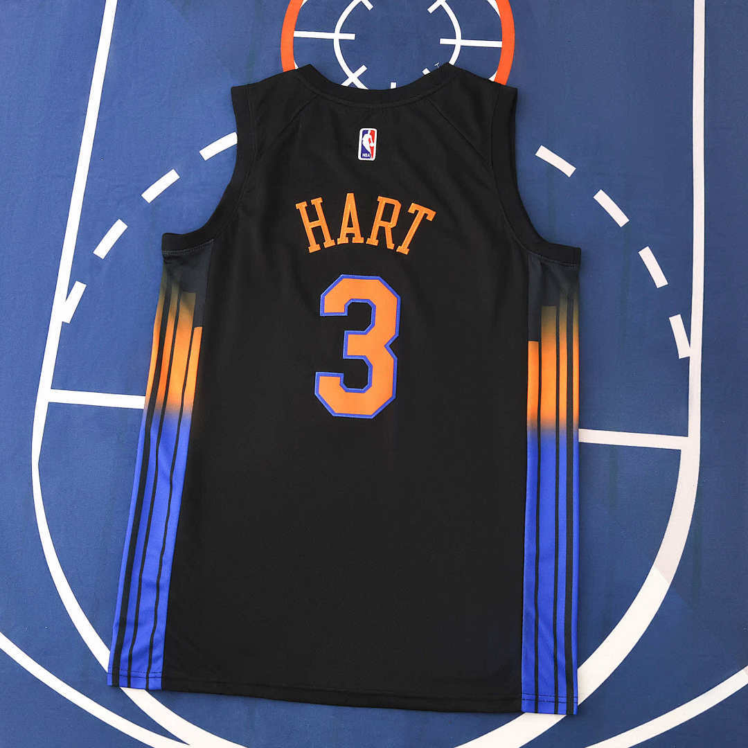 New York Knicks Jersey 2025/26 - Hart 3 Black - photo 2