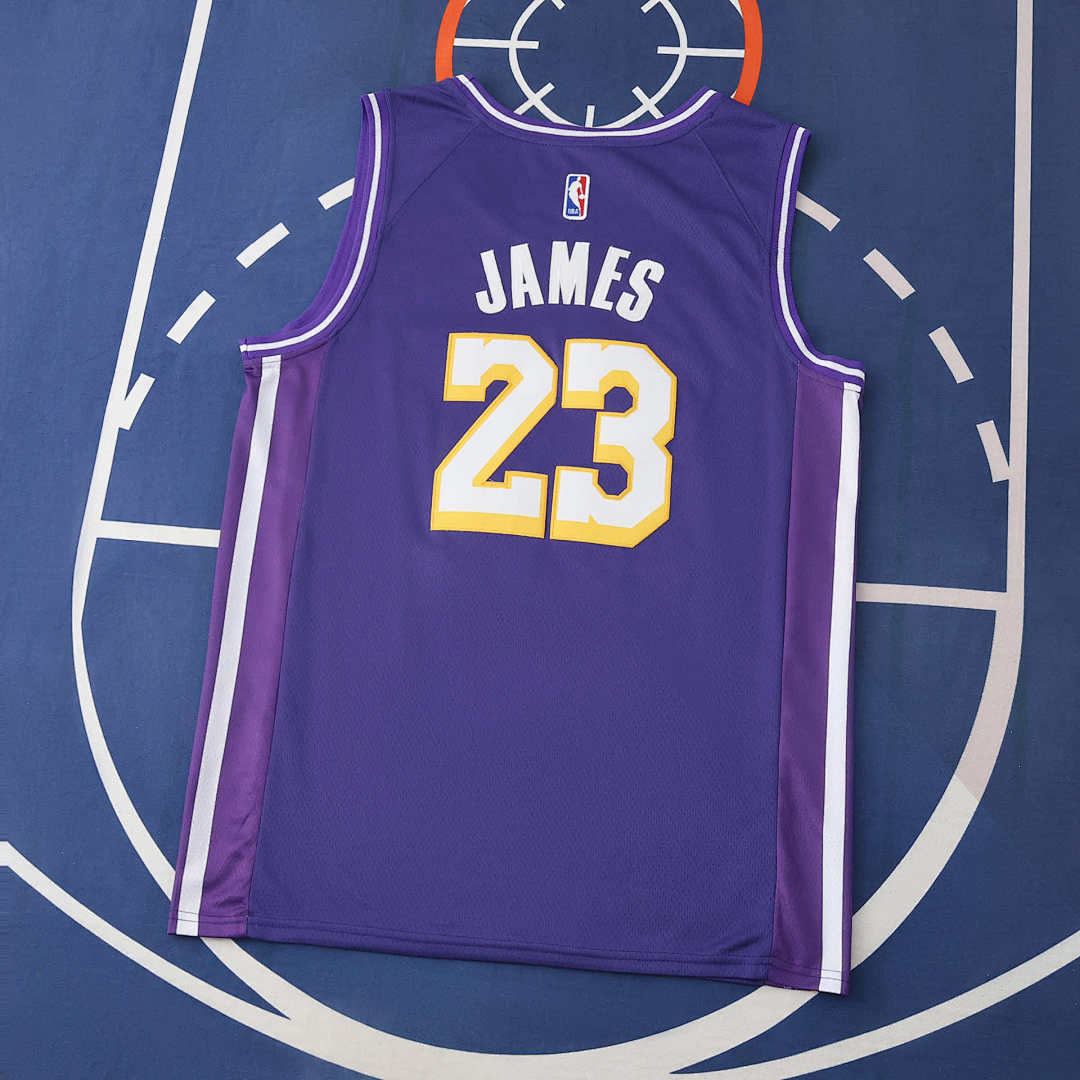 Los Angeles Lakers Jersey 2025/26 - James 23 Purple - photo 2