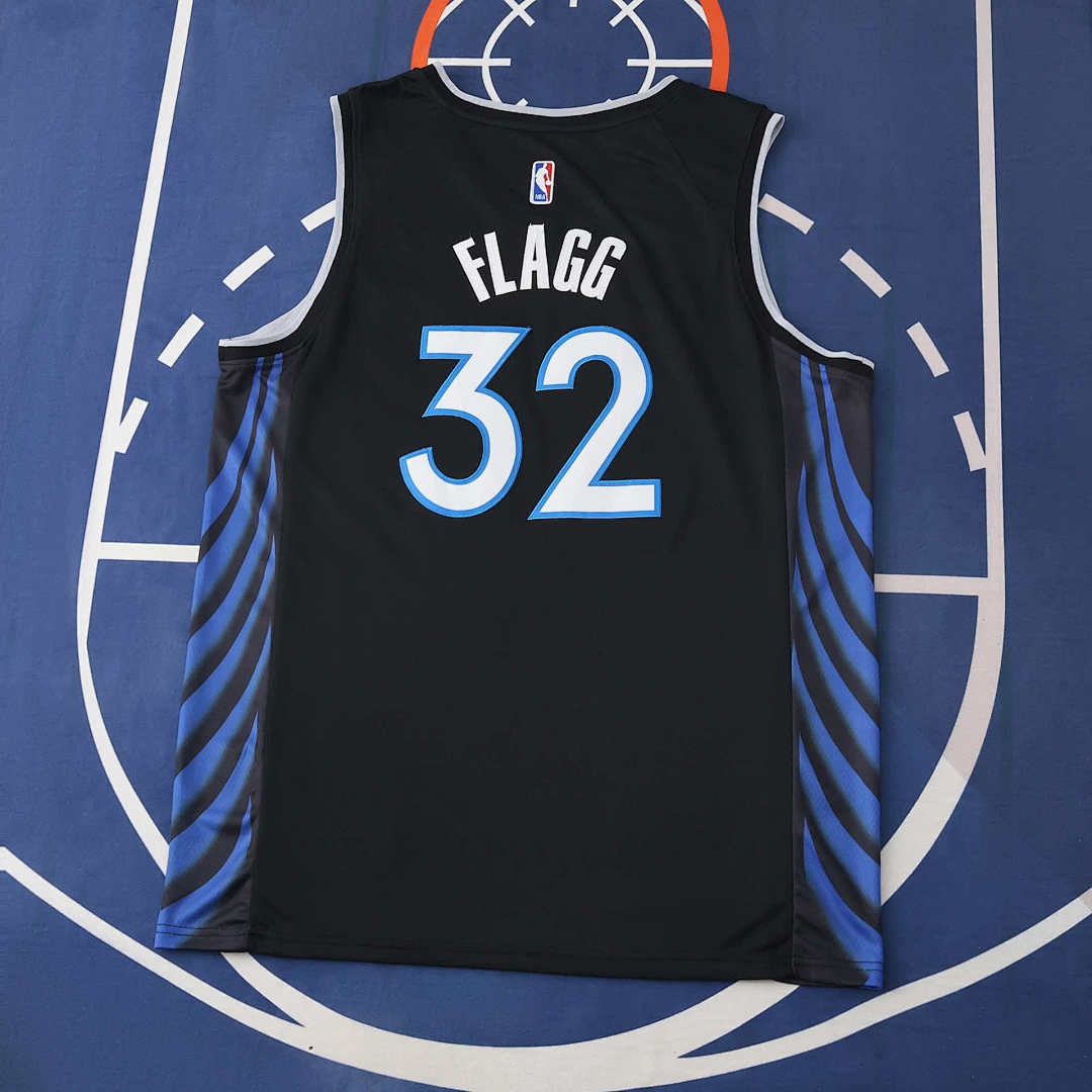 Dallas Mavericks Jersey 2025/26 - Flagg 32 Black - photo 2