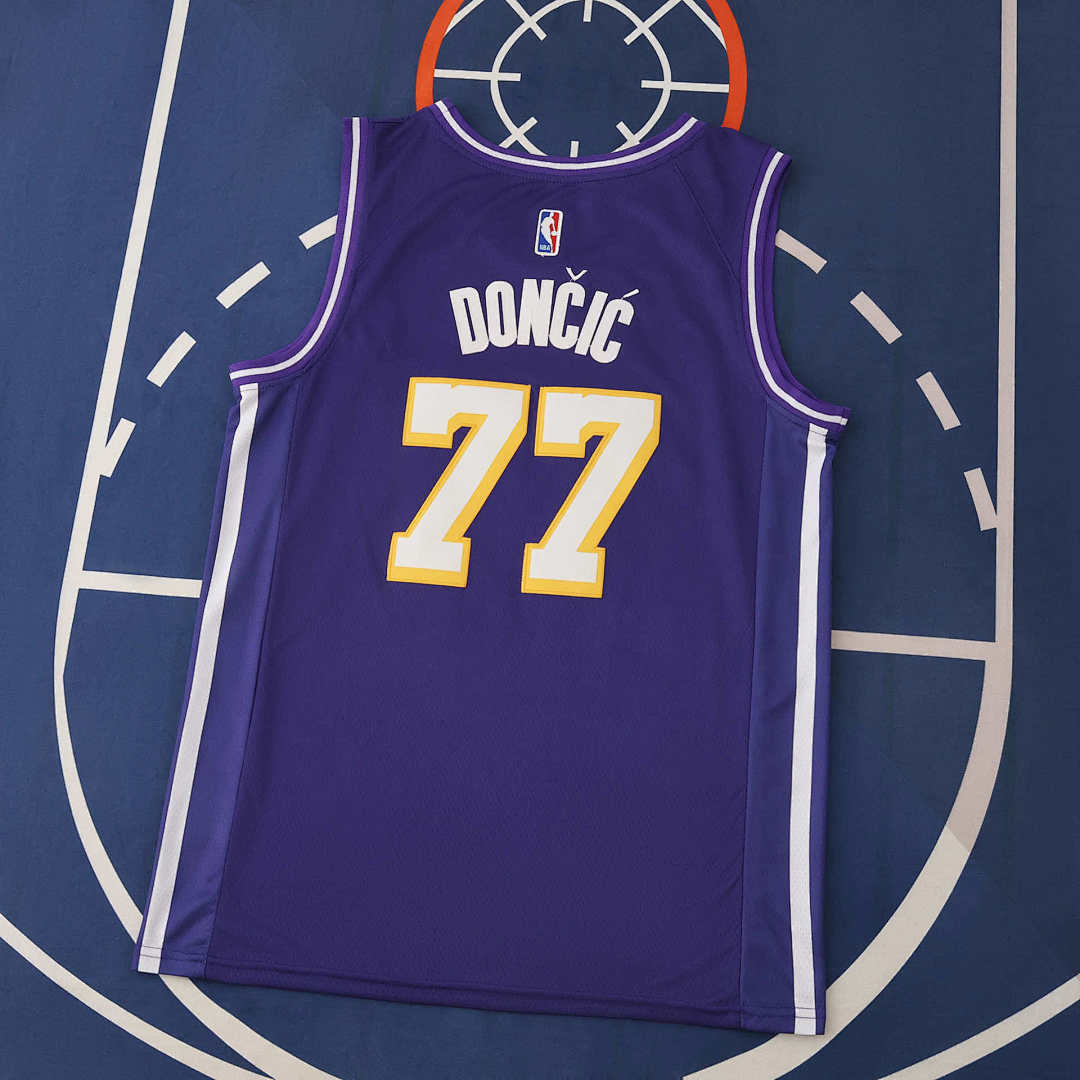 Los Angeles Lakers Jersey 2025/26 - Doncic 77 Purple - photo 2