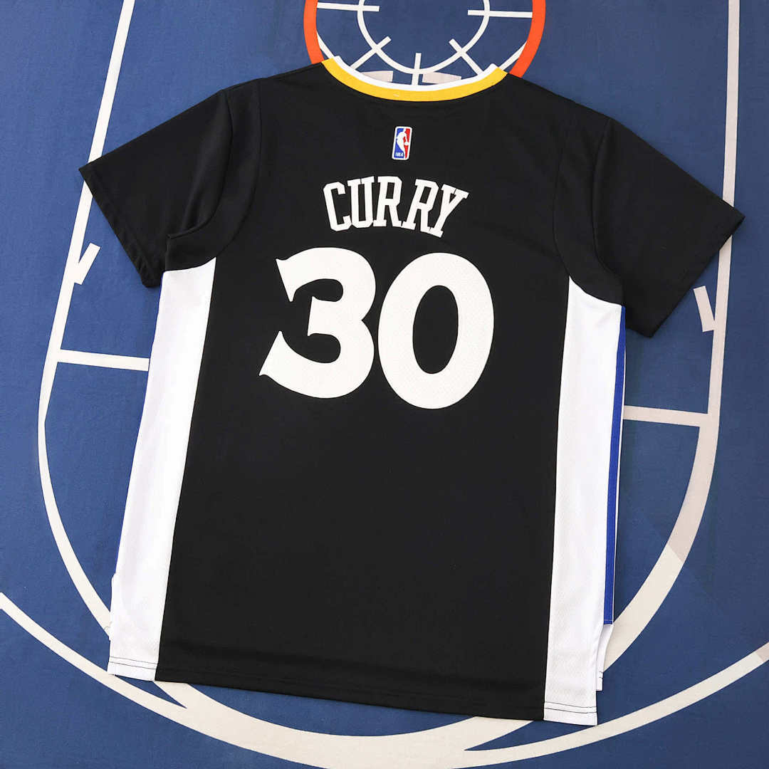 Golden State Warriors T-Shirt 2025/26 - Curry 30 Black - photo 2