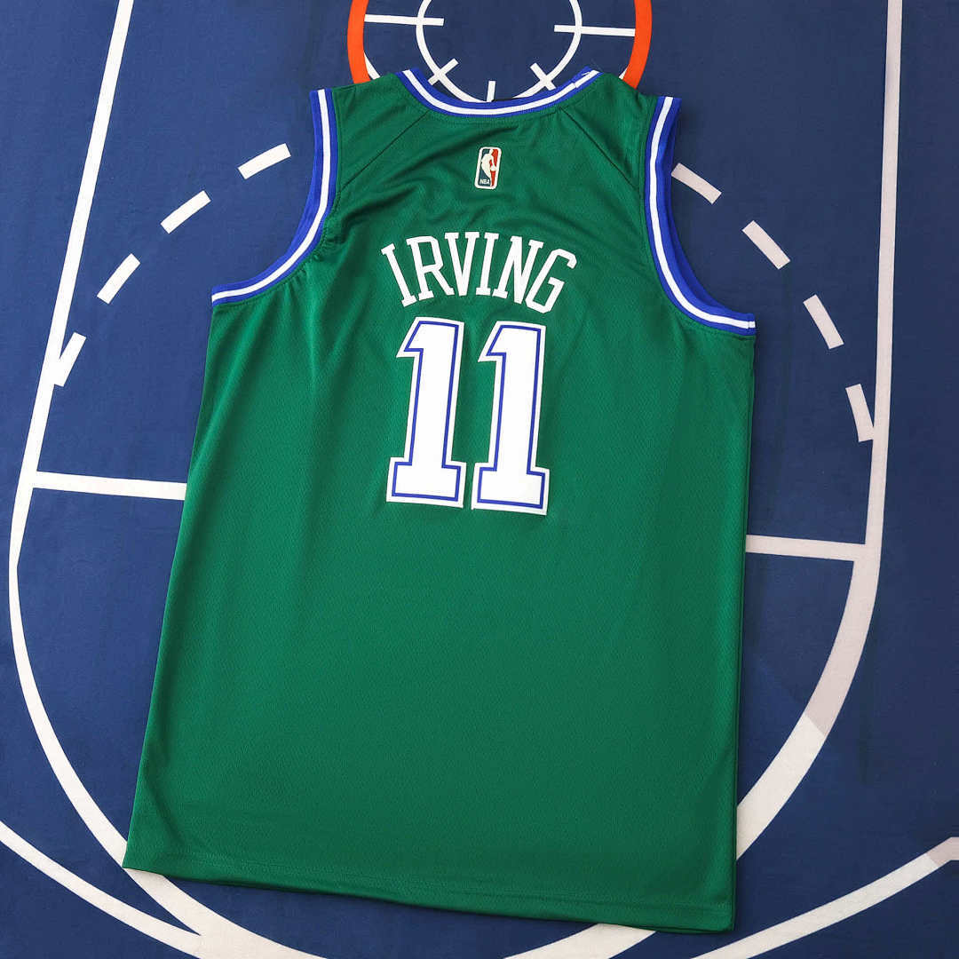 Dallas Mavericks Jersey 2025/26 - Irving 11 Green Patch - photo 2