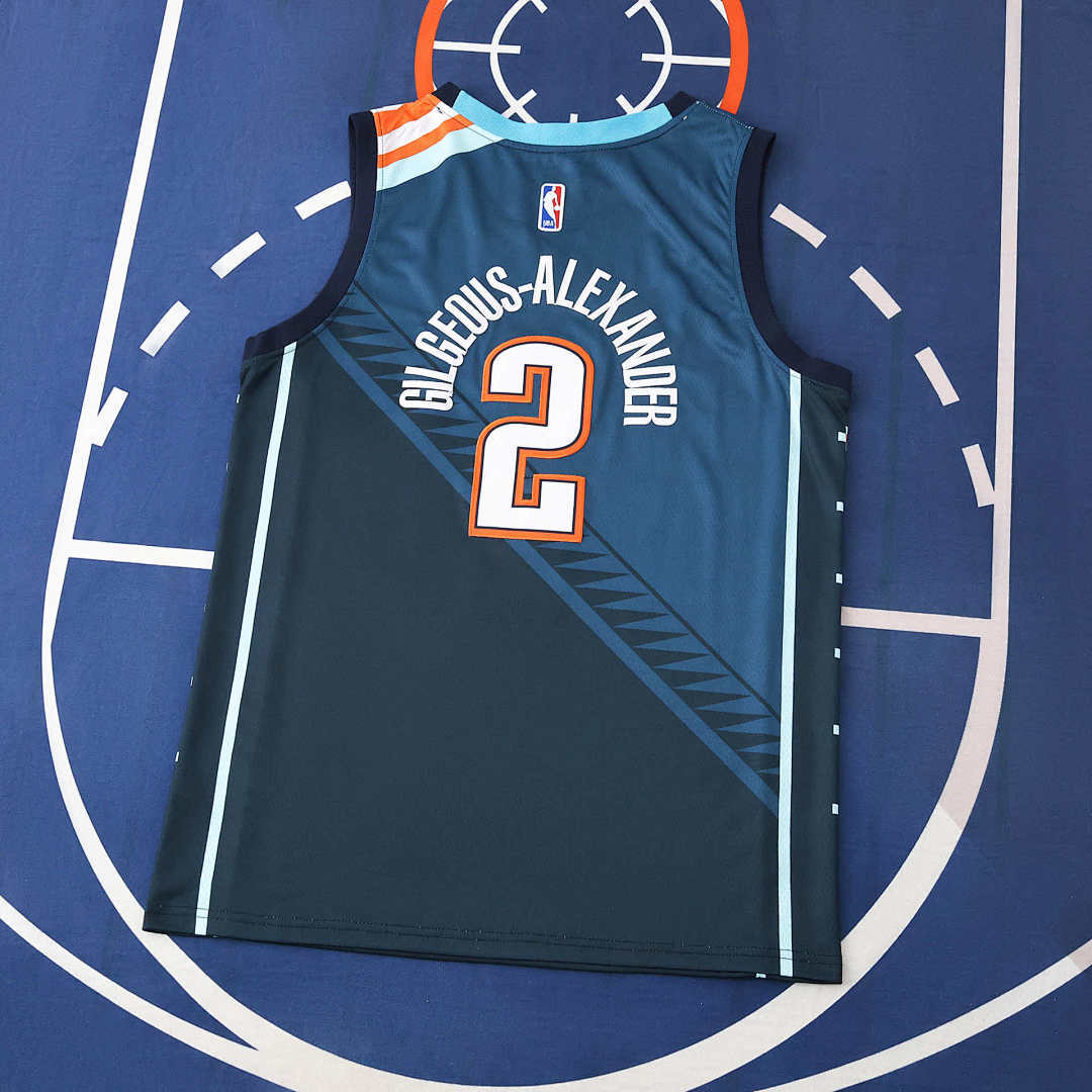 Oklahoma City Thunder Jersey 2025/26 - Gilgeous-Alexander 2 Teal - photo 2