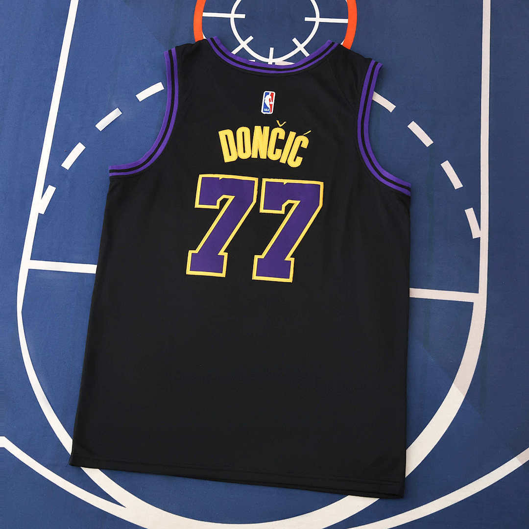 Regata Los Angeles Lakers 25/26 - Doncic 77 Preta - foto 2