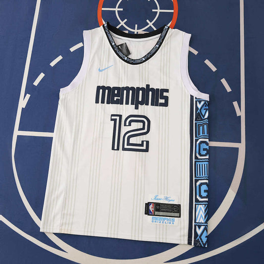 Memphis Grizzlies Jersey 2025/26 - Morant 12 White