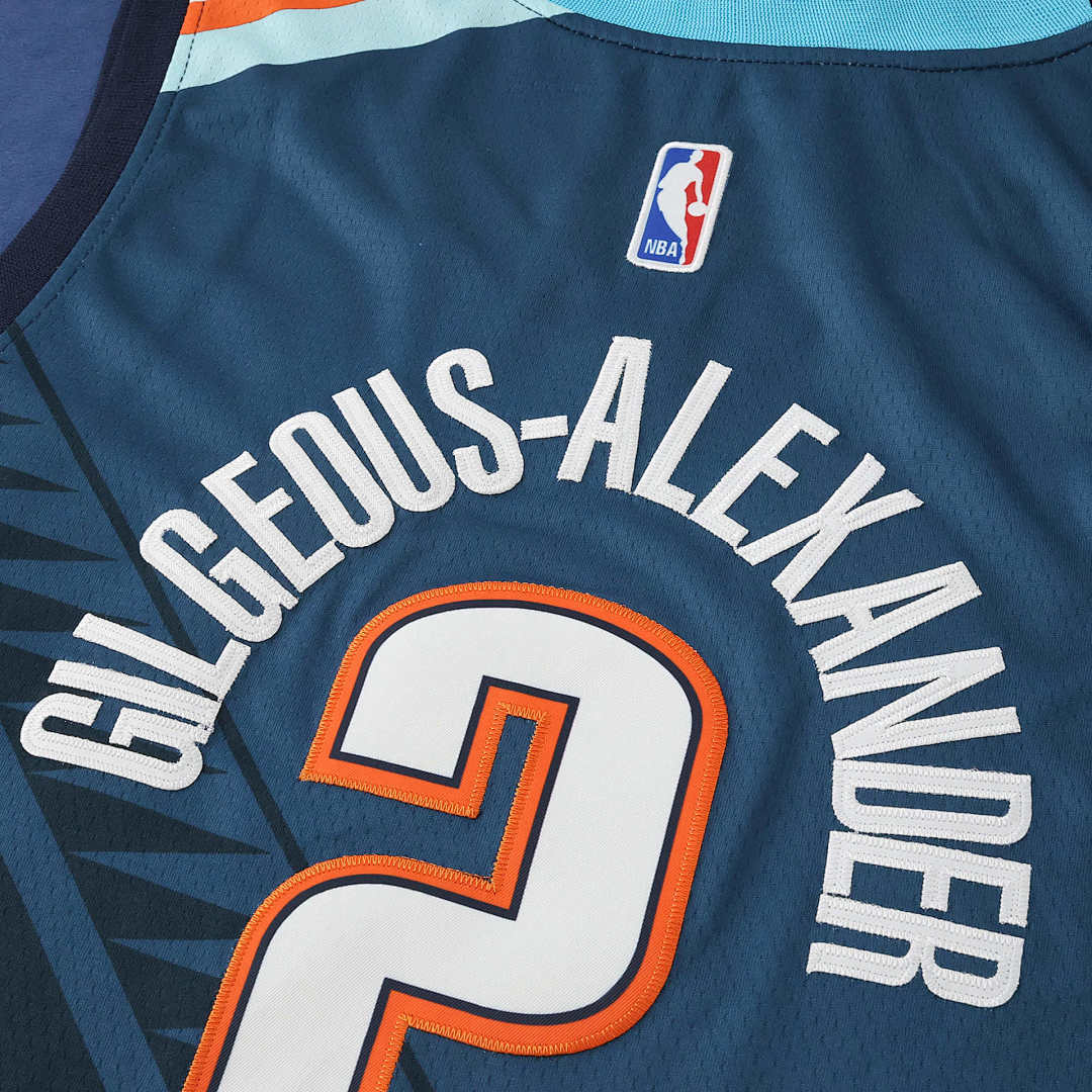 Oklahoma City Thunder Jersey 2025/26 - Gilgeous-Alexander 2 Teal - photo 3