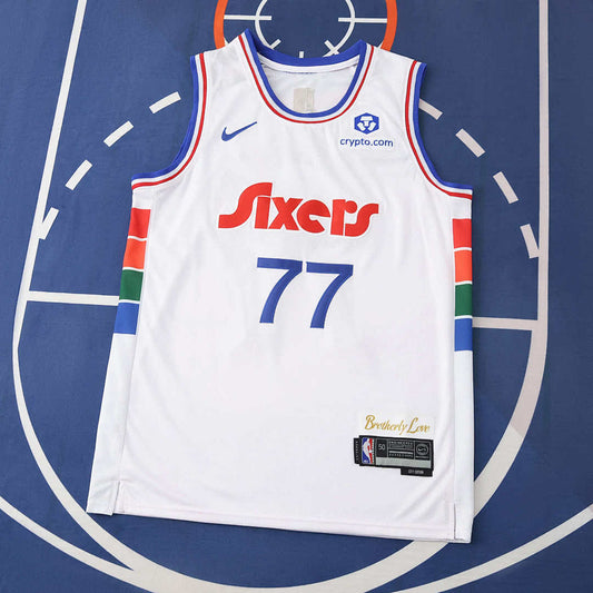 Philadelphia 76ers Jersey 2025/26 - Edgecombe 77 White