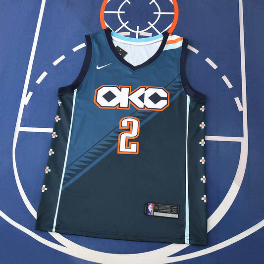 Oklahoma City Thunder Jersey 2025/26 - Gilgeous-Alexander 2 Teal