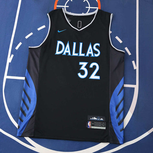 Regata Dallas Mavericks 25/26 - Flagg 32 Preta