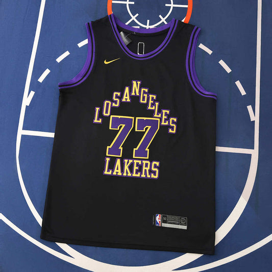 Los Angeles Lakers Jersey 2025/26 - Doncic 77 Black