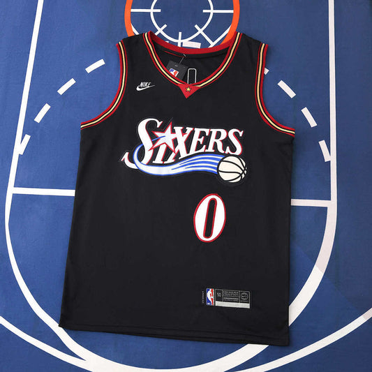 Philadelphia 76ers Jersey 2025/26 - Maxey 0 Black