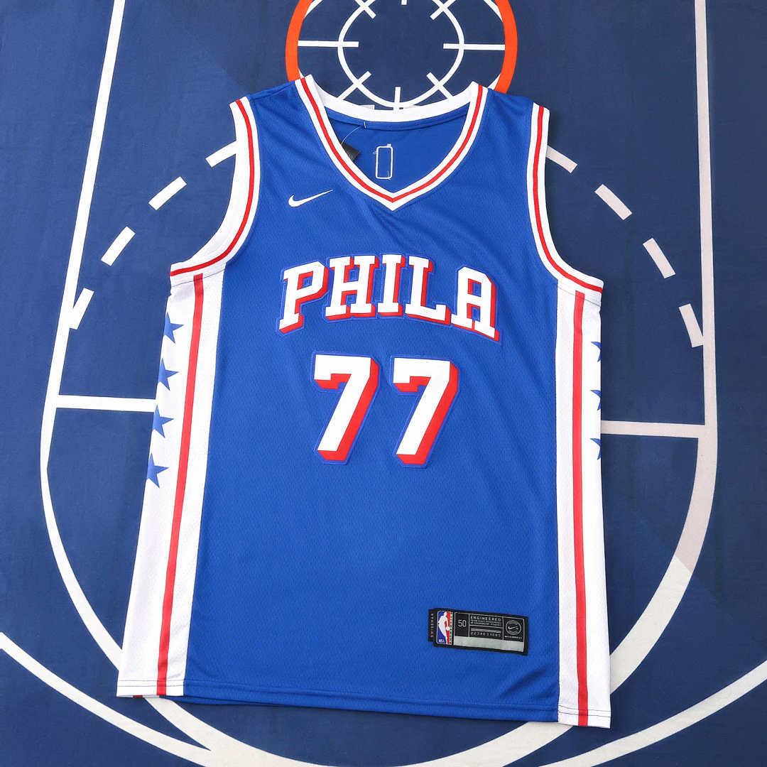 Philadelphia 76ers Jersey 2025/26 - Edgecombe 77 Blue