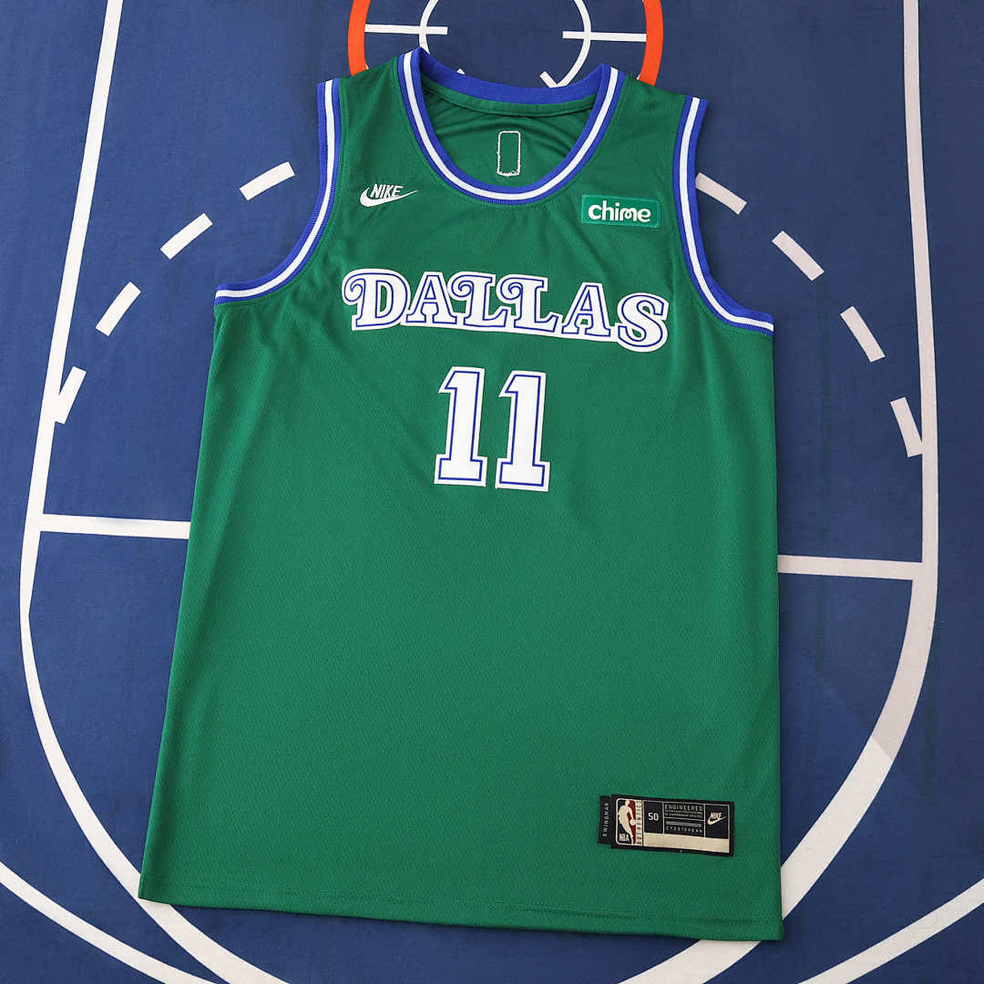 Dallas Mavericks Jersey 2025/26 - Irving 11 Green Patch