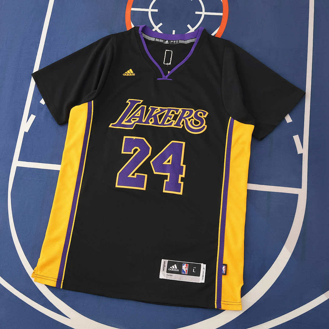 Los Angeles Lakers T-Shirt 2025/26 - Bryant 24 Black