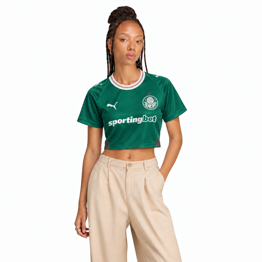 Palmeiras Cropped Home 2026/27 Women's Jersey