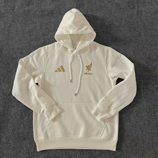 Moletom com Capuz México 25/26 Branco
