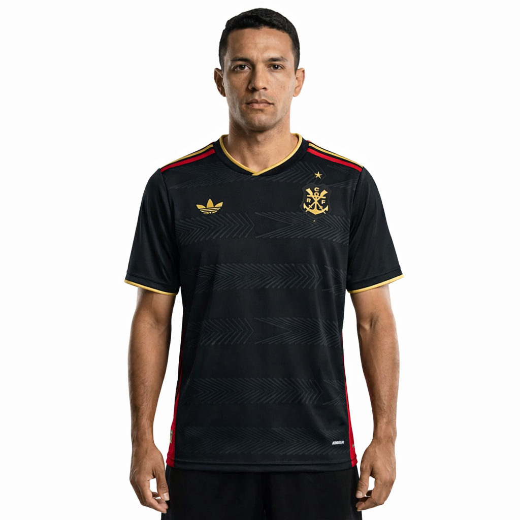 Flamengo Home Jersey 2025/26 - Black And Gold