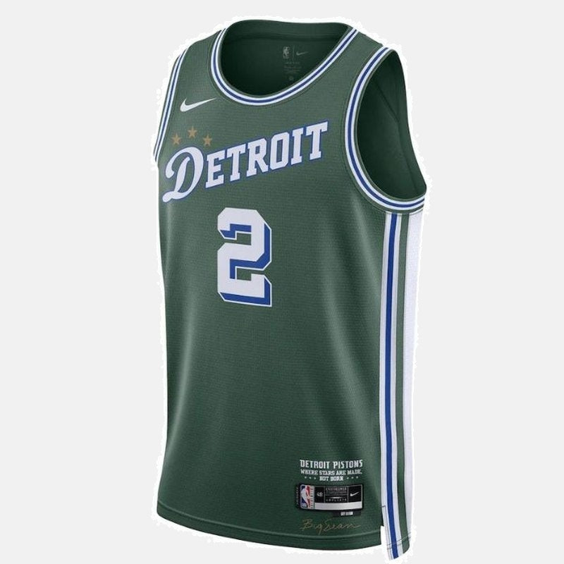 Detroit Pistons 2023 Jersey - Cunningham 2 Green - photo 2