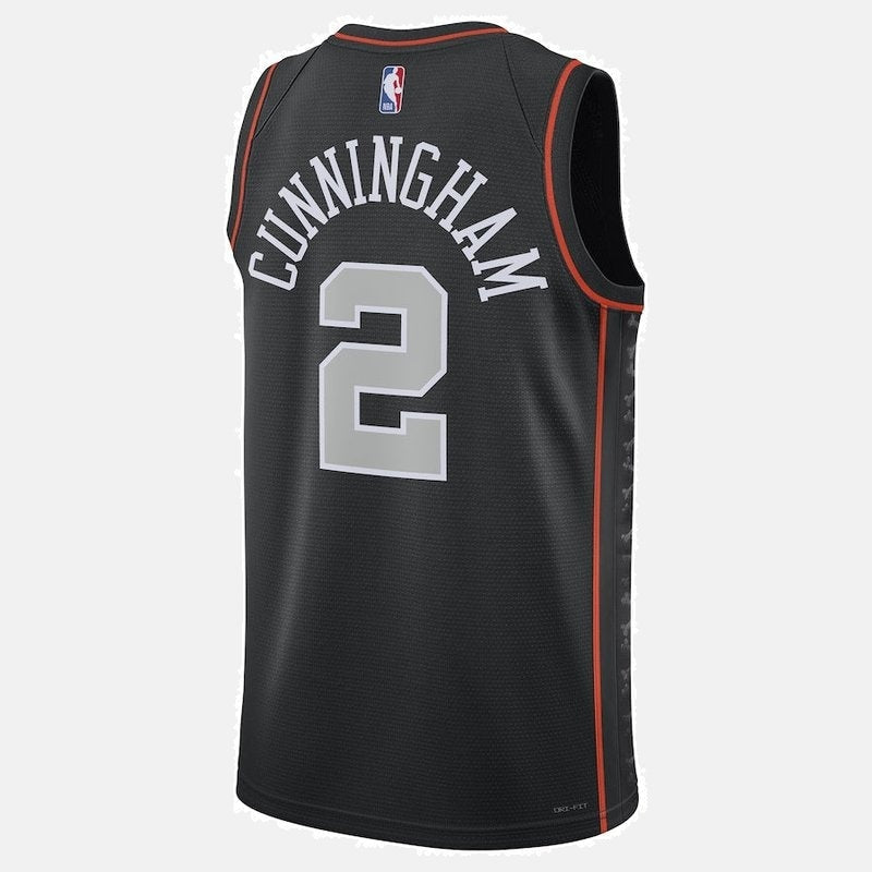 Detroit Pistons Jersey 2023/24 - Cunningham 2 Black - photo 3