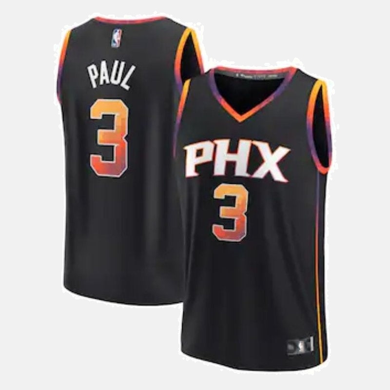 Phoenix Suns 2023 Jersey Player - Paul 3 Black