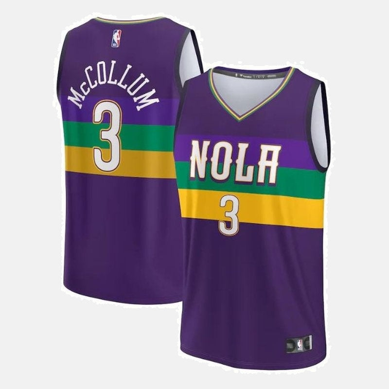 Regata New Orleans Pelicans 23 - McCollum 3 Roxa