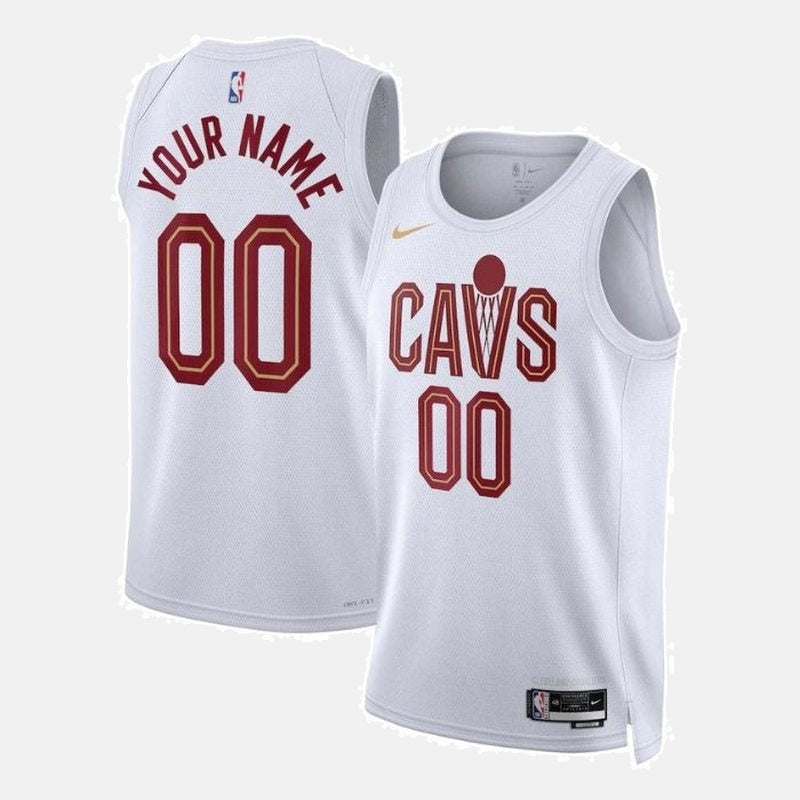 Cleveland Cavaliers 2023 Jersey - Custom 00 White