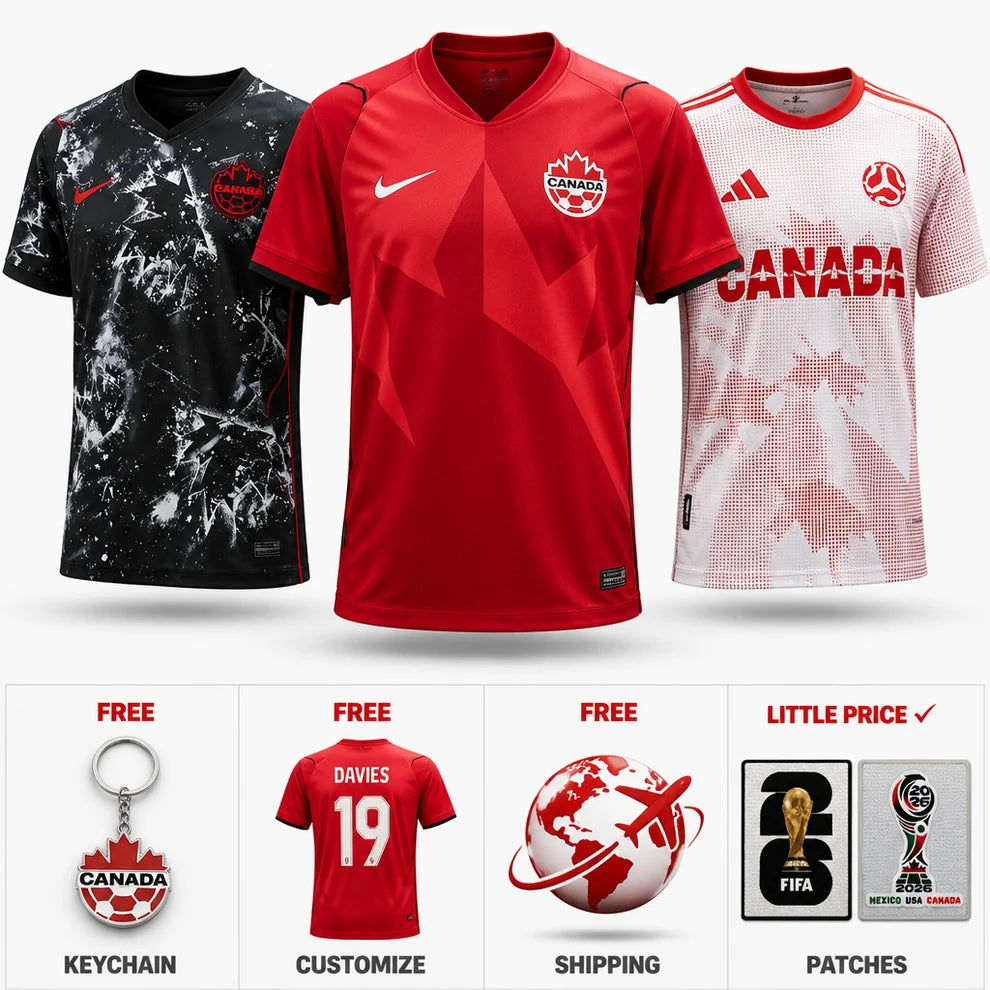 Combo Canadá Copa Mundial de la FIFA 2026 - Local, Visitante y Especial