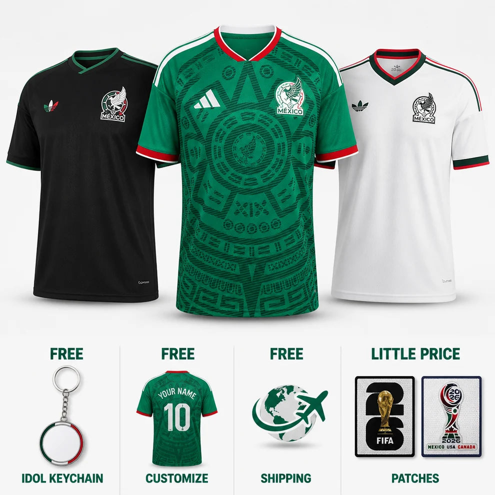 Mexico Combo Fifa World Cup 2026 - Home 26/27, Away 26/27 and Third 26/27