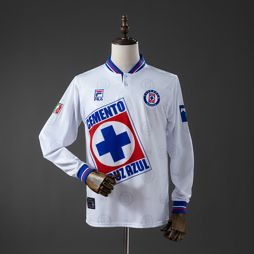 Cruz Azul Retro Away Long Sleeve Jersey 1998 - photo 2