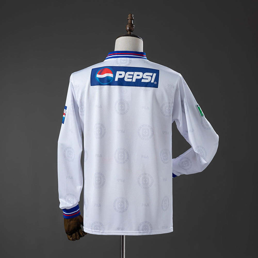 Cruz Azul Retro Away Long Sleeve Jersey 1998 - photo 3