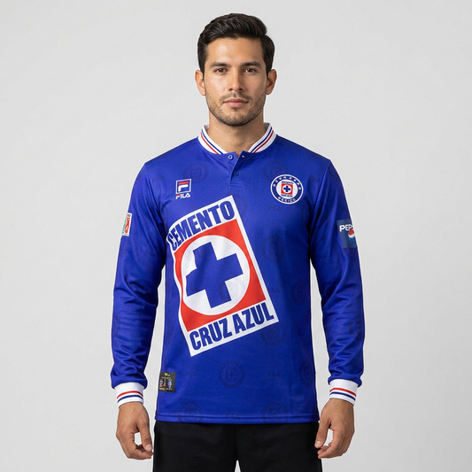 Camisa Retrô Manga Longa Cruz Azul I 1998
