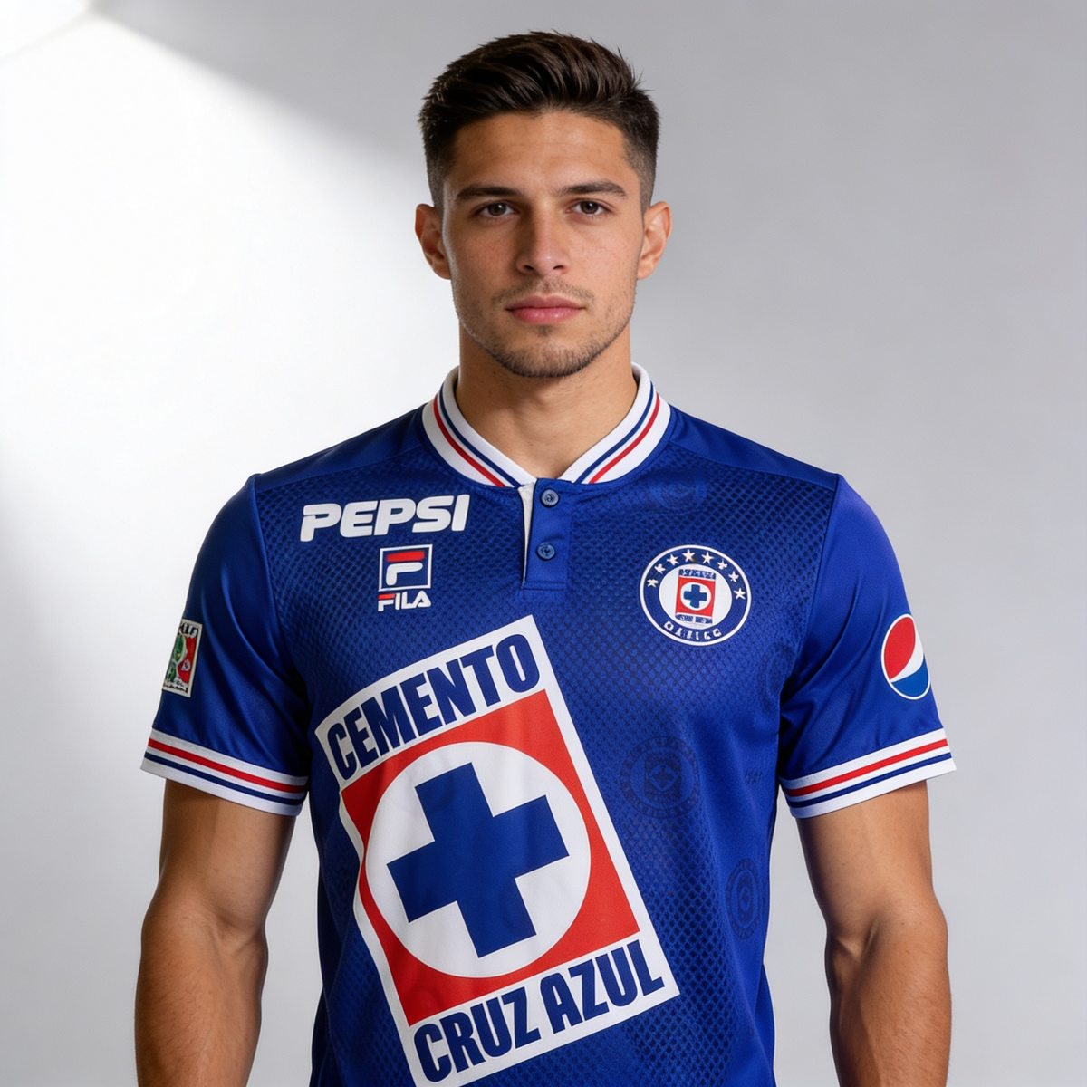 Cruz Azul Retro Home Jersey 1998 - photo 2
