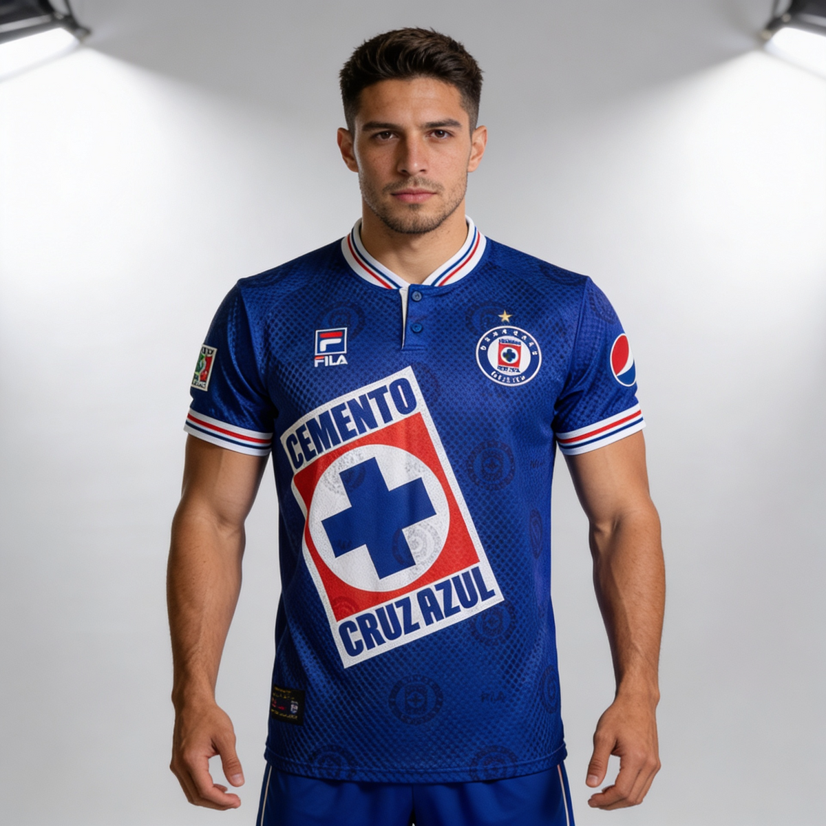 Cruz Azul Retro Home Jersey 1998 - photo 3
