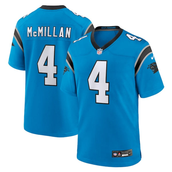 Carolina Panthers Tetairoa McMillan Alternate Game Jersey Blue - photo 5