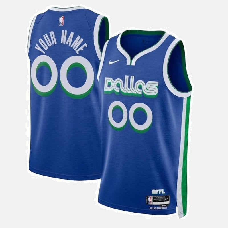 Dallas Mavericks 2023 Jersey - Blue Green Trim