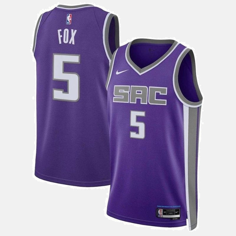 Sacramento Kings 2023 Jersey - Fox 5 Purple