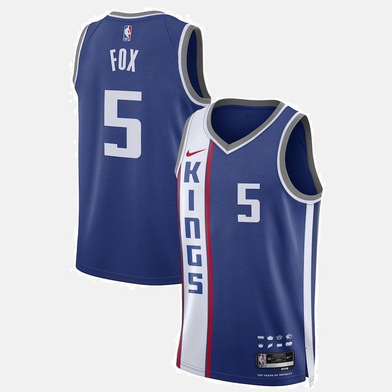 Sacramento Kings Jersey 2023/24 - Fox 5 Blue