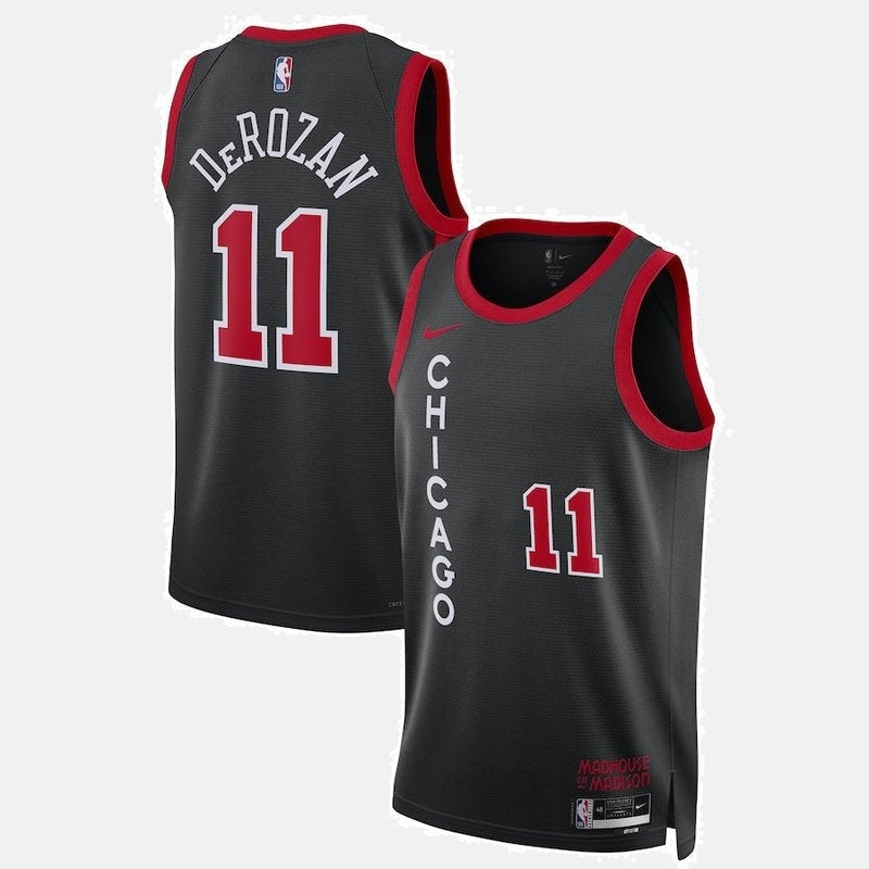 Chicago Bulls Jersey 2023/24 - Derozan 11 Black