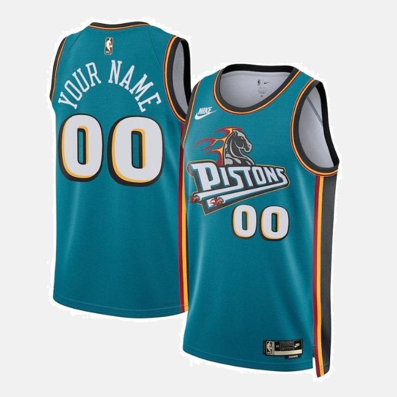 Detroit Pistons 2023 Jersey - Teal Retro